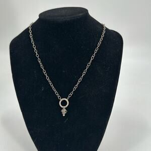 Sterling Silver wire wrapped necklace